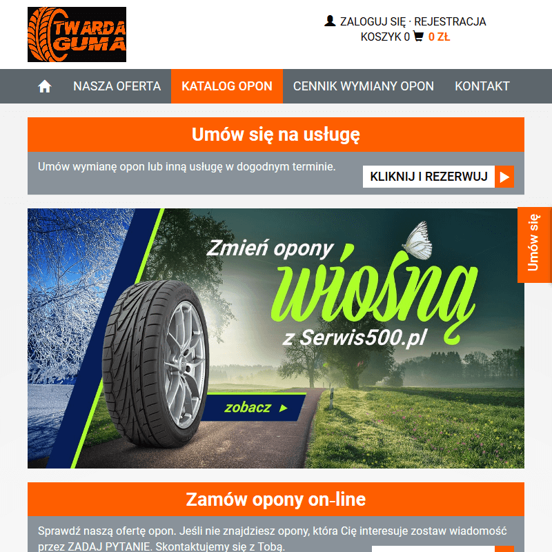 Wymiana opon w Grodzisku Mazowieckim